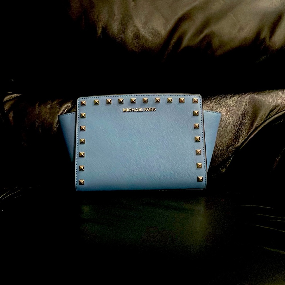 Michael Kors Selma Medium Saffiano Leather Crossbody